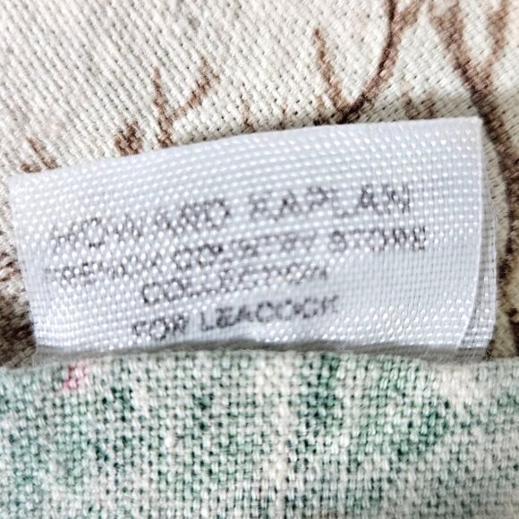 Winter Rustic Rectangle Tablecloth Linen Cloth Cover White Green Brown 61" x 55" - Picture 9 of 10